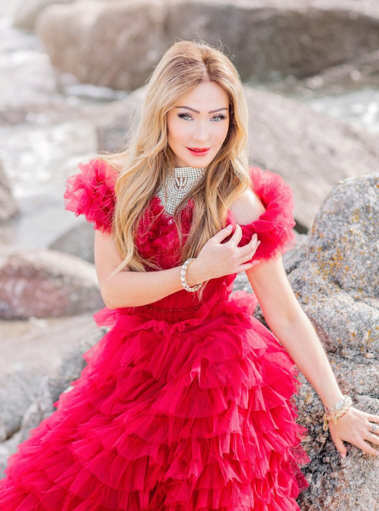 Luxury soprano performing at an exclusive event