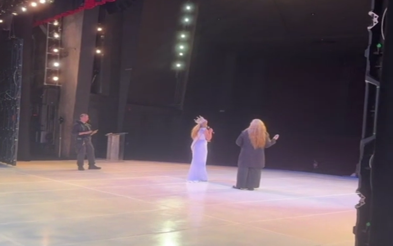 Classical Crossover vocalist captivating guests with live music