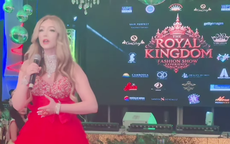 International Soprano taking center stage at a formal gathering