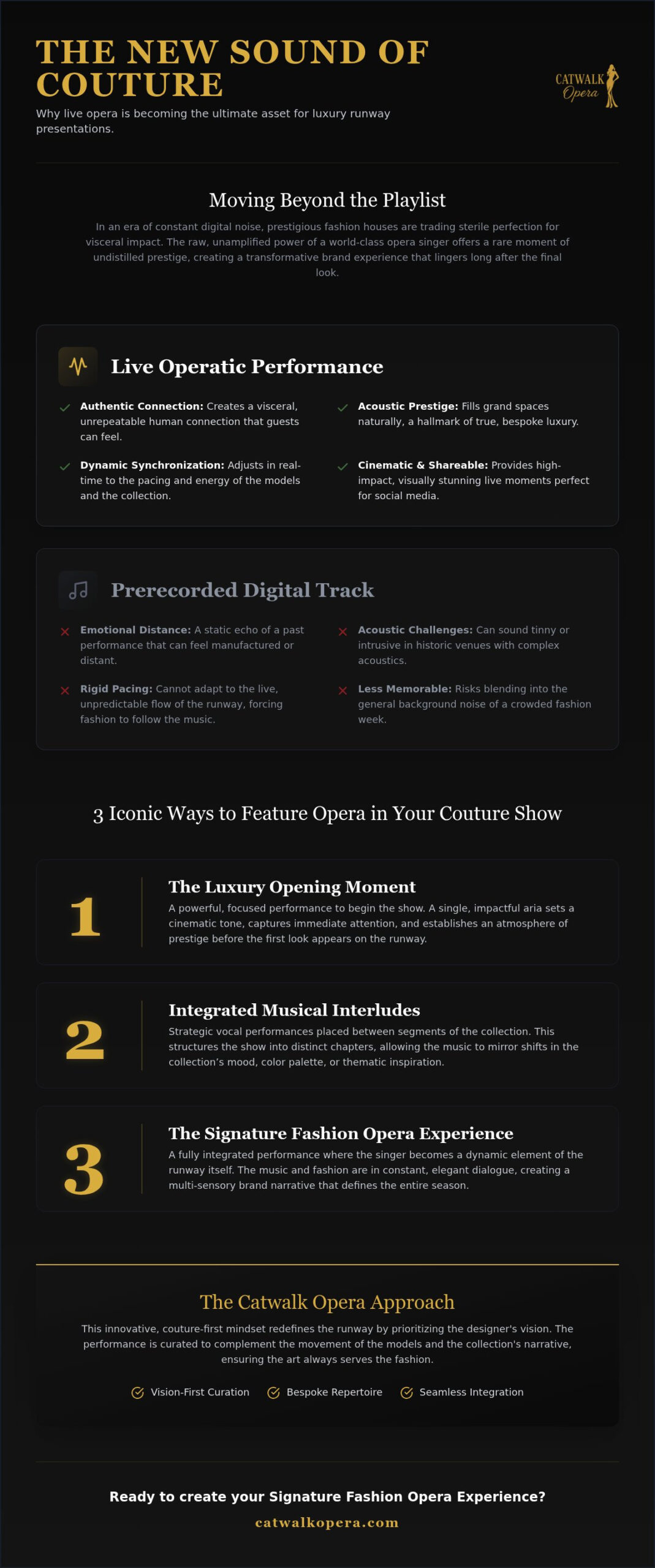The Art of the Aria: Selecting an Opera Singer for Couture Shows in 2026