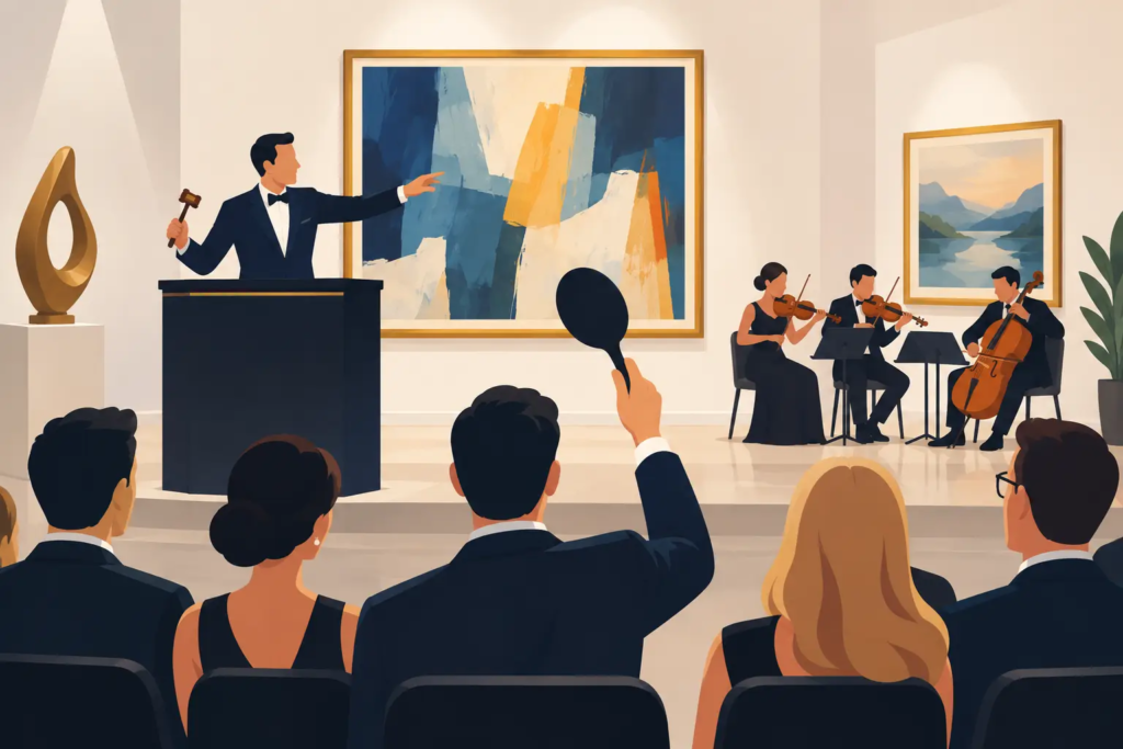Best Entertainment for Art Auctions That Sells