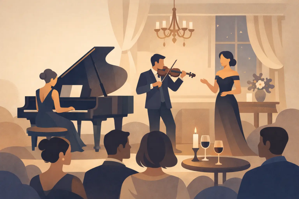 How to Plan a Salon Concert With Elegance
